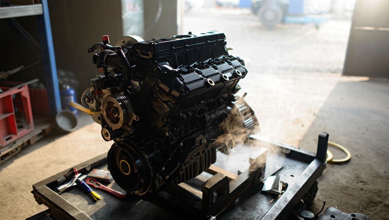 Le premier moteur à combustion non polluant au monde — 440 chevaux et uniquement de la vapeur dʼeau en émission