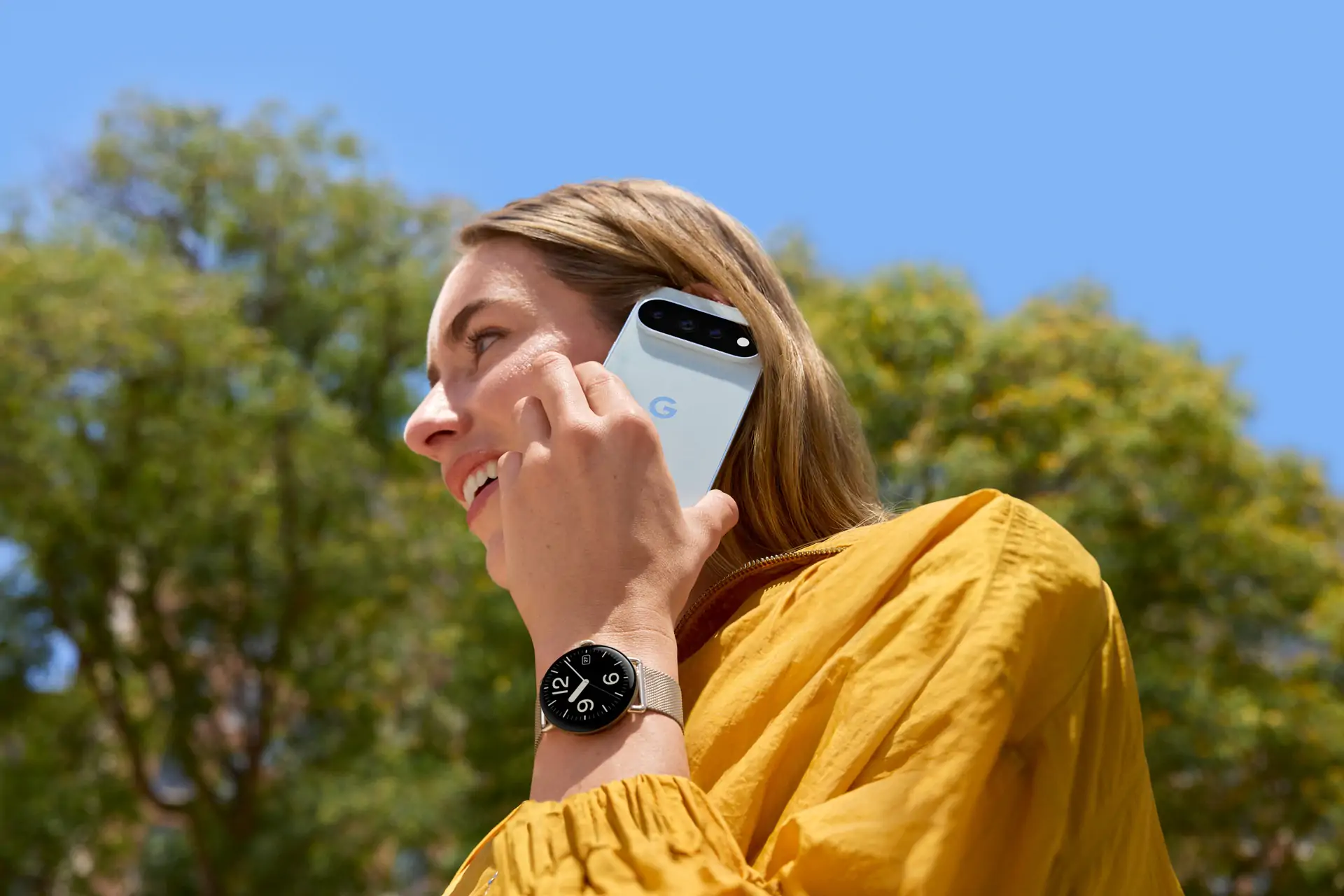 Maille métallique style de vie Google Pixel Watch 5 uff