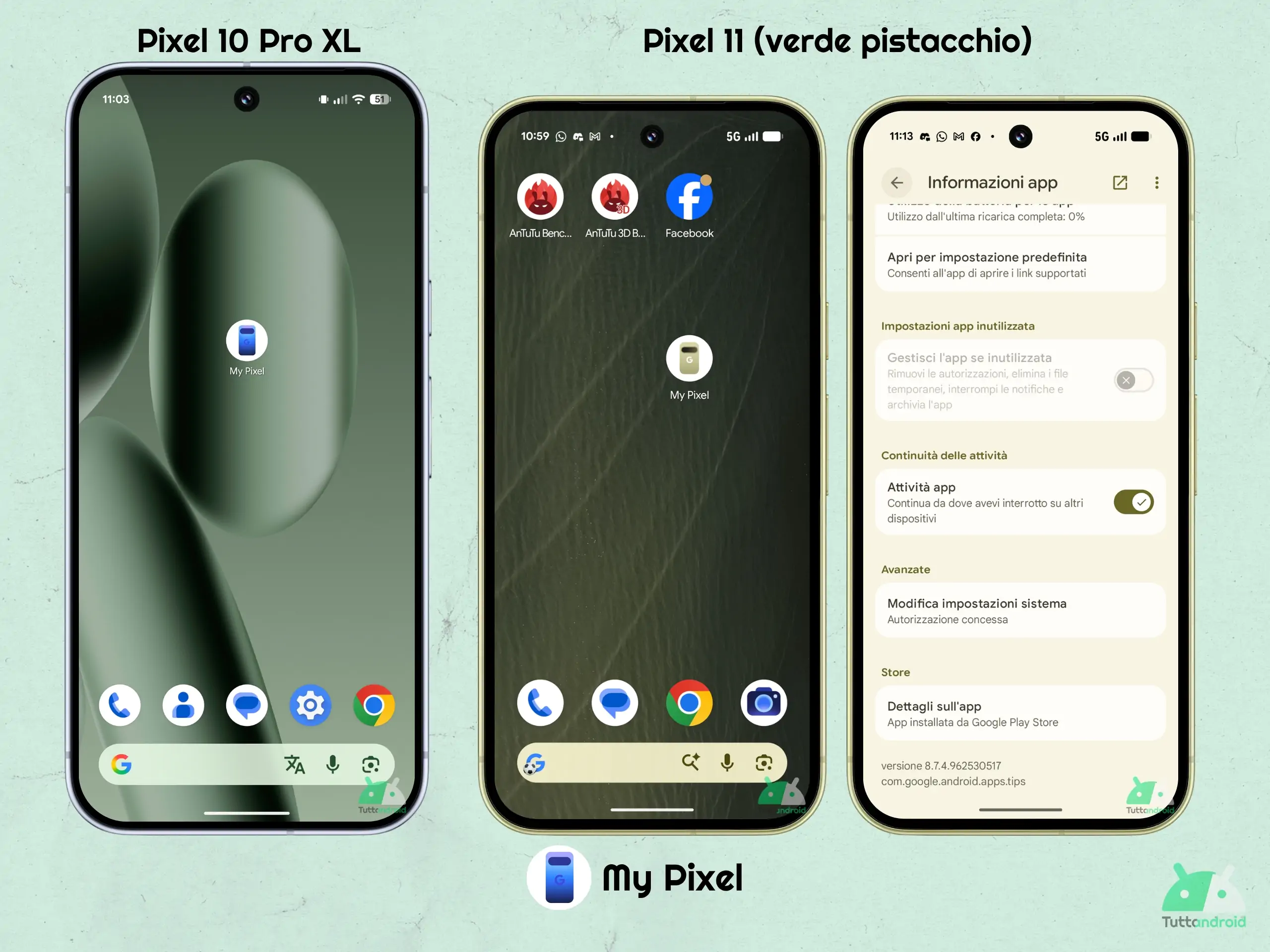 Mon Pixel v8.7.4.962530517 - Icône correspondant au Pixel 11