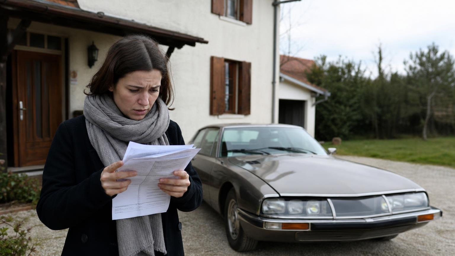Elle hérite de la Citroën SM de son oncle et la facture dʼentretien dépasse son salaire