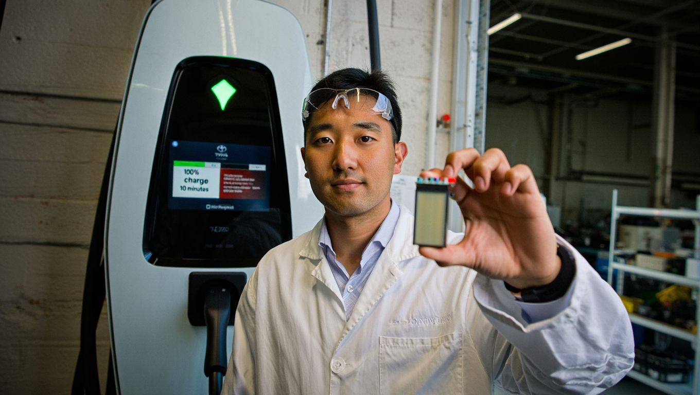 Toyota présente une batterie solide capable de se recharger complètement en dix minutes