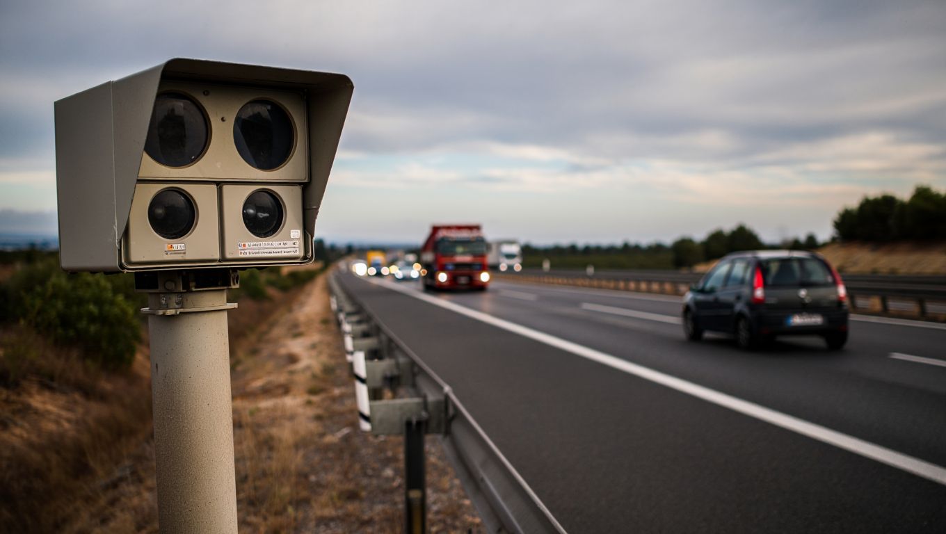 Un radar tronçon vient dʼentrer en service sur lʼA9 près de Narbonne dans lʼAude