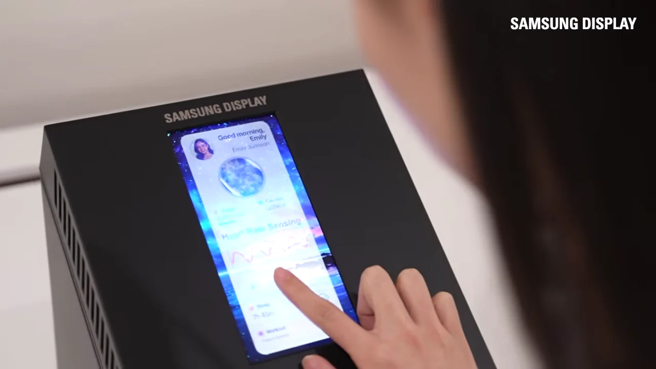 samsung display oled monitoraggio salute